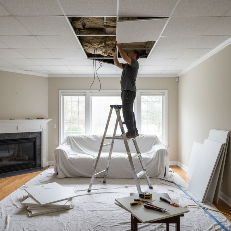 Ceiling Trim Repair