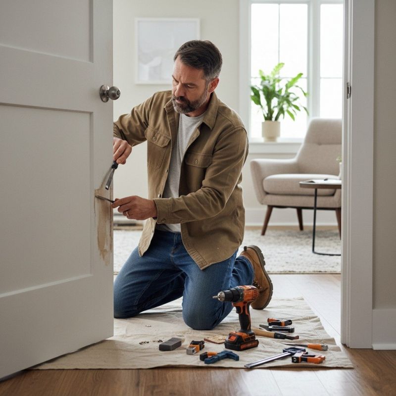 Local Interior Door Trim Repair in Concord, NC